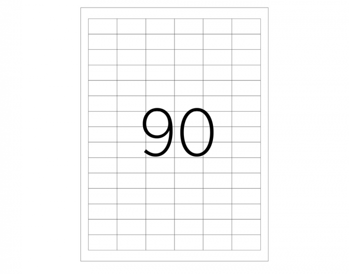 ETICHETE 90/A4 33*19MM COLTURI DREPTE 100/TOP TANEX [2]