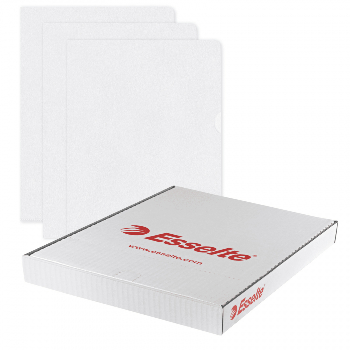 FOLIE PROTECTIE A4 CRISTAL 105 MICRONI 100/TOP DESCHIDERE L ESSELTE [4]