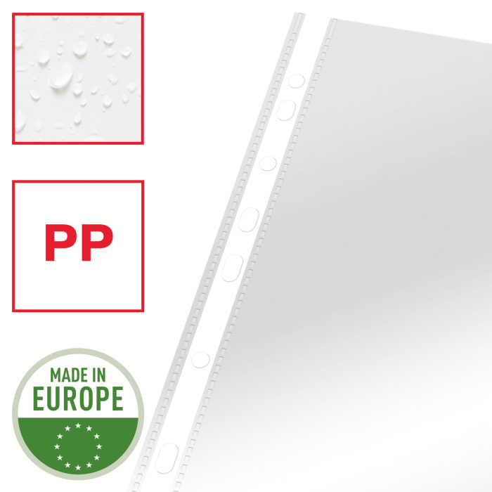 FOLIE PROTECTIE A4 CRISTAL 55 MICRONI 10/SET ESSELTE [3]