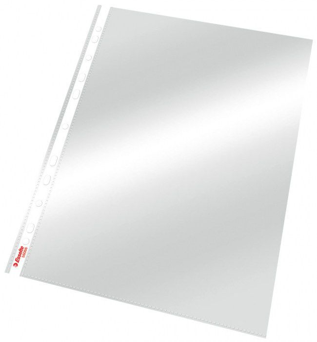 FOLIE PROTECTIE A4 CRISTAL 55 MICRONI 100/TOP ESSELTE [2]