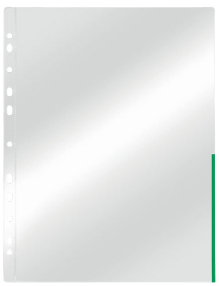 FOLIE PROTECTIE A4 MARGINE VERDE 105 MICRONI (BUCATA) ESSELTE [1]