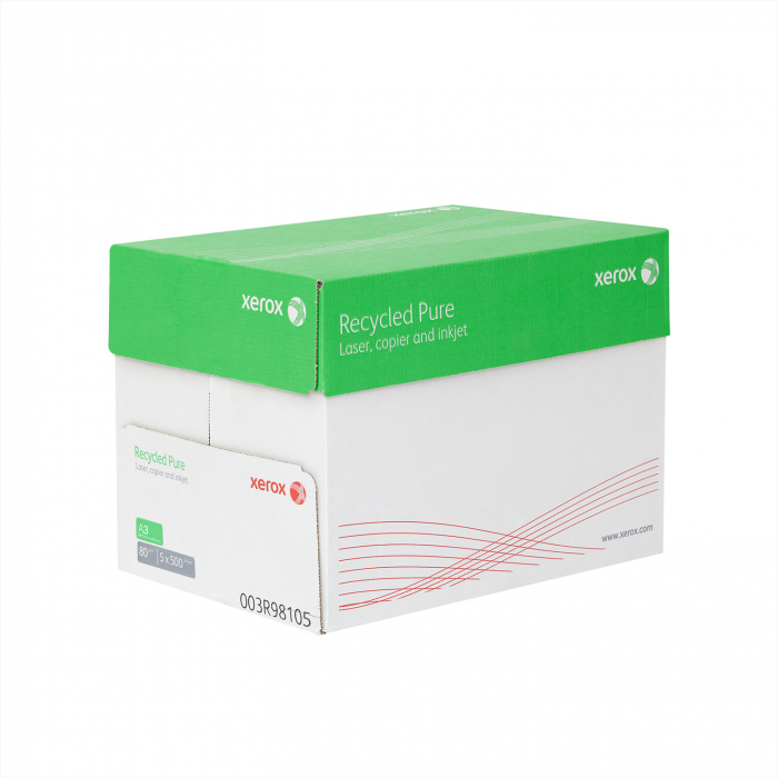 HARTIE COPIATOR A3 RECICLATA PURE 80G 500/TOP XEROX [3]