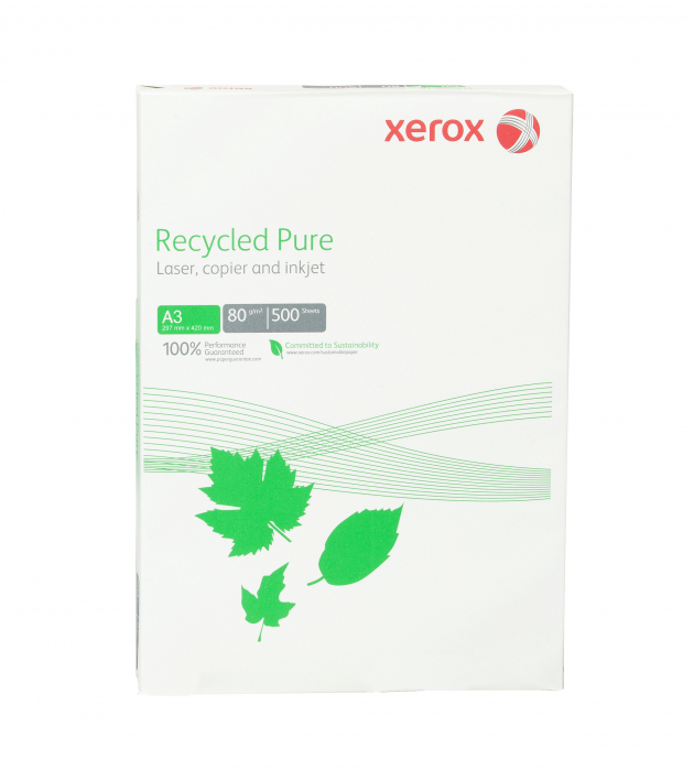 HARTIE COPIATOR A3 RECICLATA PURE 80G 500/TOP XEROX [1]