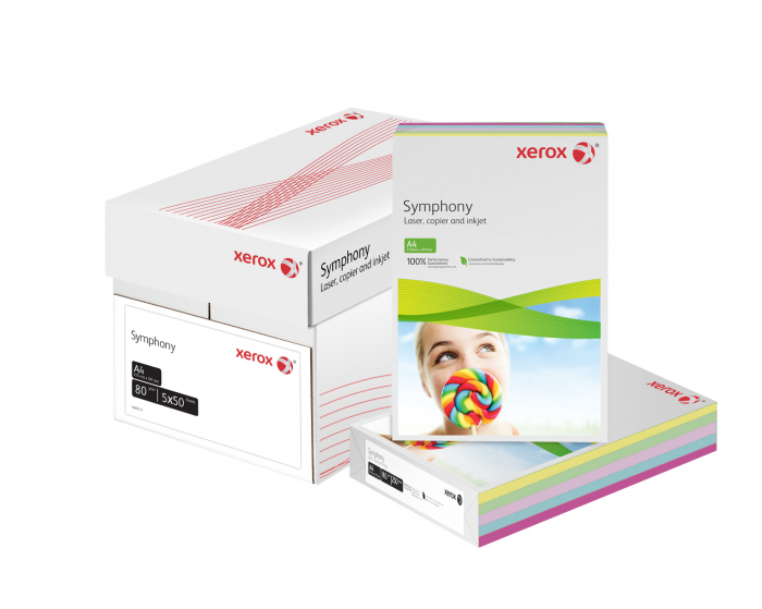 HARTIE COPIATOR A4 ASORTATA MID 80G 5*50/TOP XEROX [2]