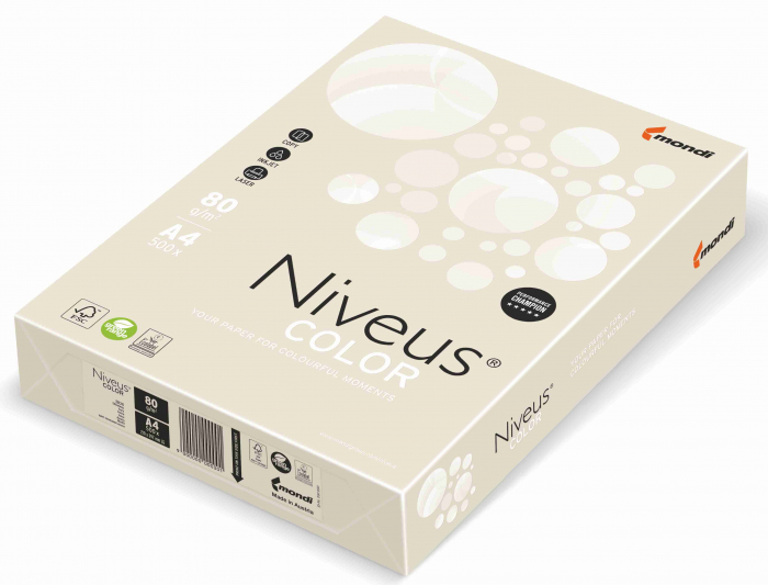 HARTIE COPIATOR A4 CREM IVORY PAL 80G 500/TOP EB26 NIVEUS [1]