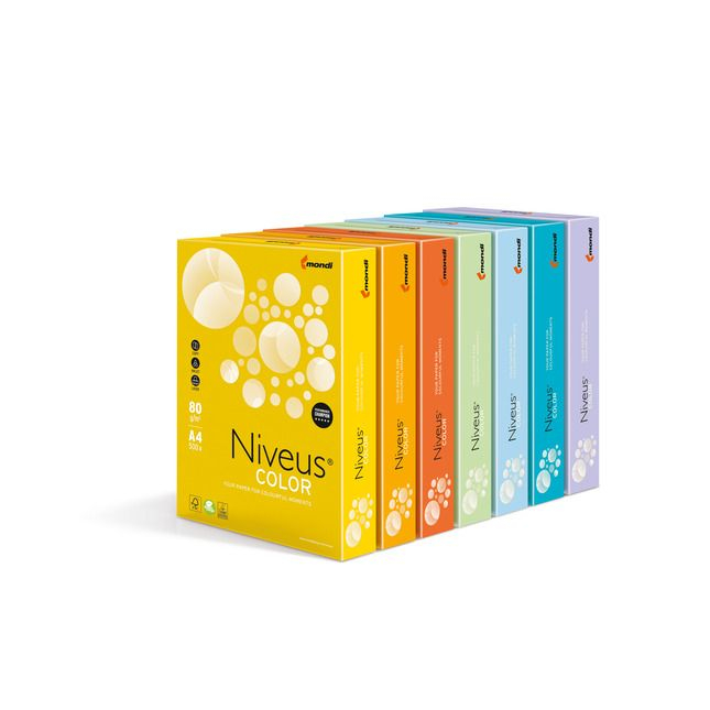 HARTIE COPIATOR A4 PORTOCALIU GOLD TREND 80G 500/TOP AG10 NIVEUS [3]