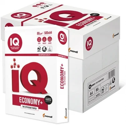 Hartie copiator IQ Economy A4, 80 g/mp, 500 coli/top [2]