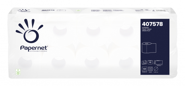 HARTIE IGIENICA ALBA 3STR 10/SET PAPERNET [1]