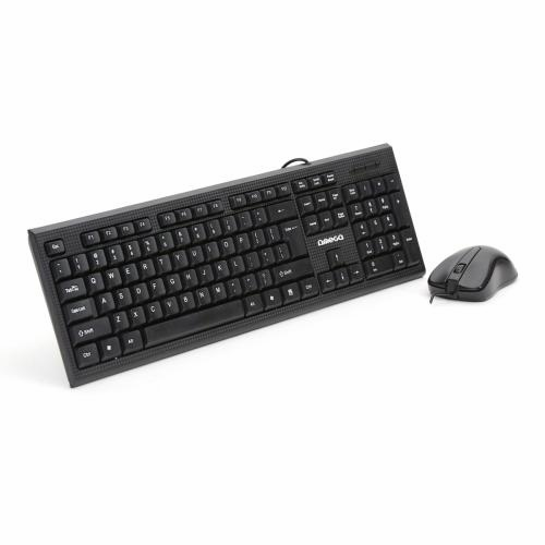 Kit: tastatura multimedia & mouse optic, culoare negru Omega [1]