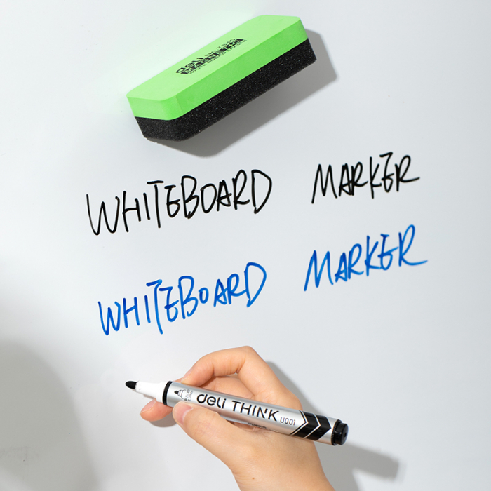 KIT WHITEBOARD (BURETE+2 MARKERE) DELI [4]