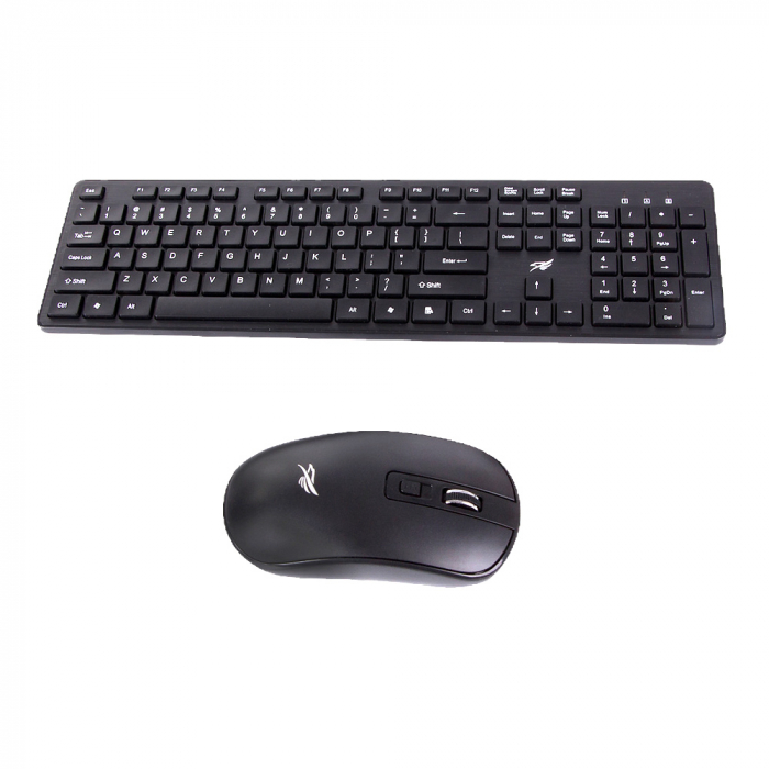 Kit wireless: tastatura multimedia & mouse optic [7]