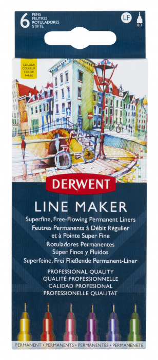 LINER 0.3 MM SET 6 PROFESIONAL DERWENT [1]