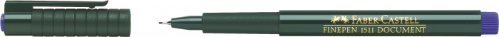 LINER 0.4MM ALBASTRU FINEPEN 1511 FABER-CASTELL [2]