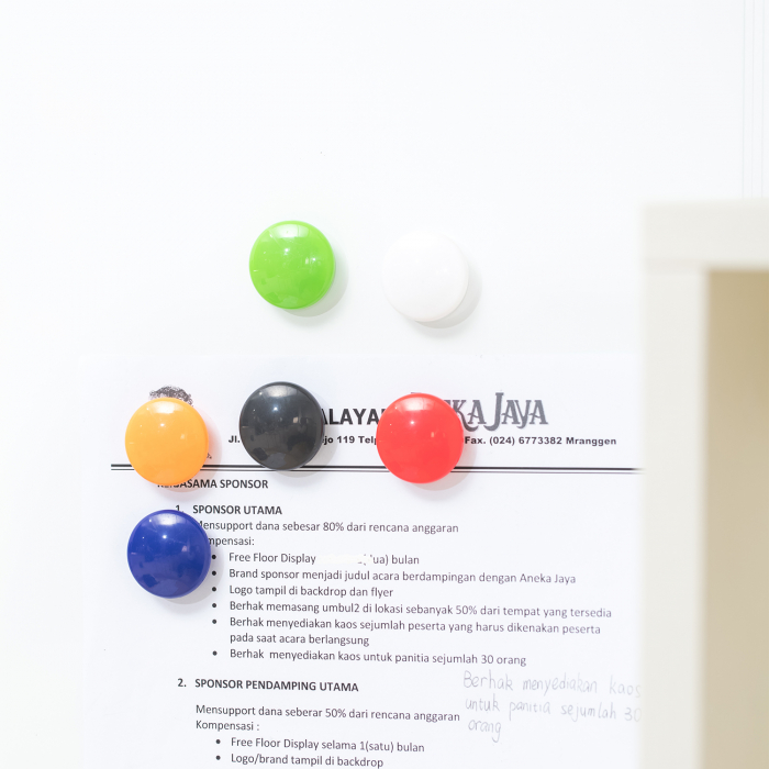 MAGNETI WHITEBOARD 30MM 6 BUC/SET DELI [2]