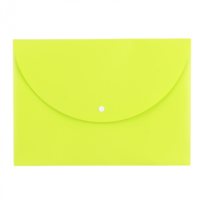 MAPA PLASTIC CU BUTON A4 DIV. CULORI NEON DELI [2]