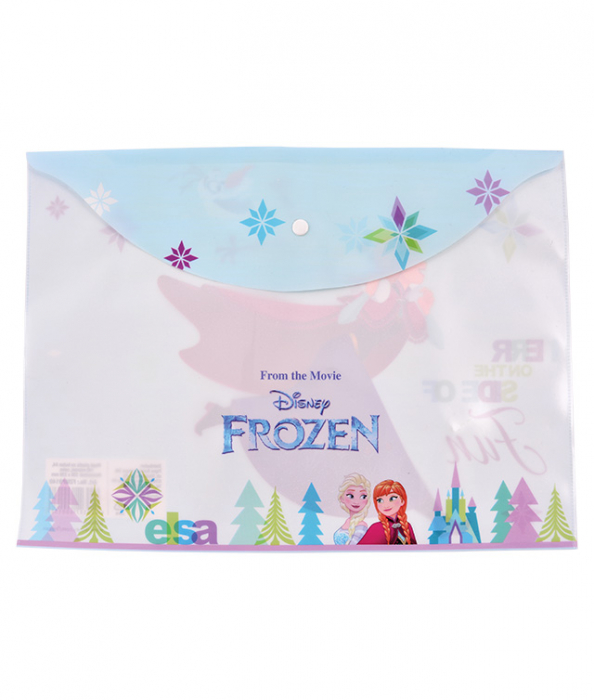 MAPA PLASTIC CU BUTON A4 FROZEN PIGNA [1]
