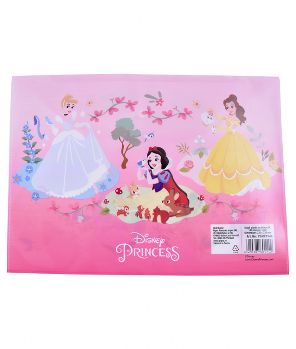 MAPA PLASTIC CU BUTON A4 PRINCESS PIGNA [2]