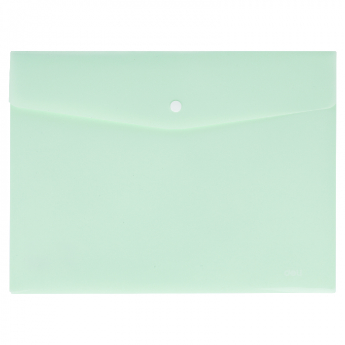 MAPA PLASTIC CU BUTON A4 VERNIL PASTEL DELI [1]
