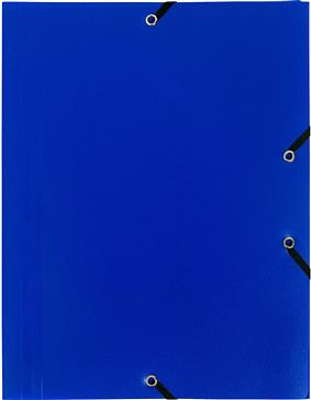 MAPA PLASTIC CU ELASTIC A4 ALBASTRU EXACOMPTA [1]