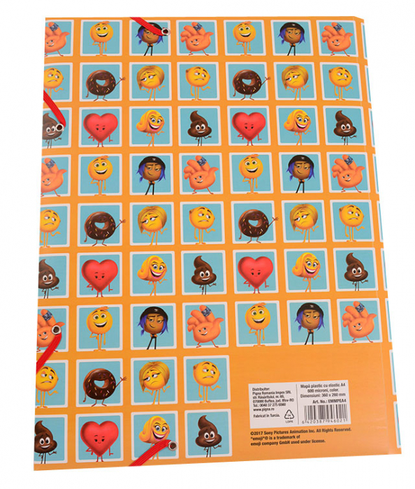 MAPA PLASTIC CU ELASTIC EMOJI PIGNA [2]