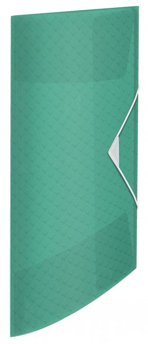 MAPA PLASTIC CU ELASTIC VERDE 150 COLI RECICLABILA COLOUR'BREEZE ESSELTE [1]