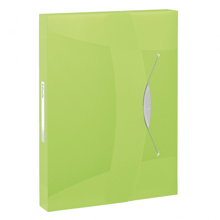 MAPA PLASTIC CU ELASTIC VERDE JUMBO VIVIDA ESSELTE [1]
