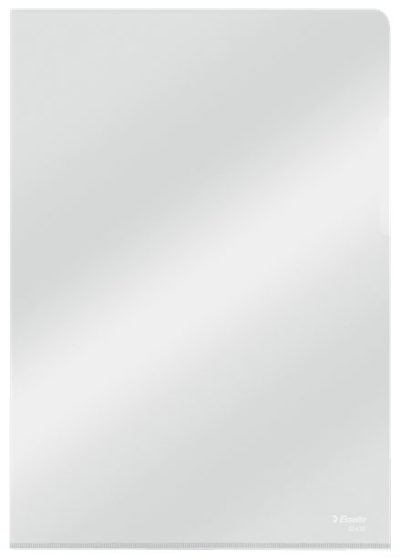 MAPA PROTECTIE A4 CRISTAL TIP L TRANSPARENTA 150 MICRONI ESSELTE [1]