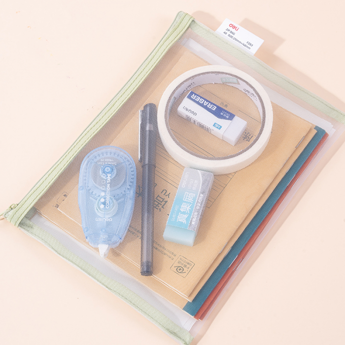 MAPA PROTECTIE POLIESTER ZIP A5 DELI [2]