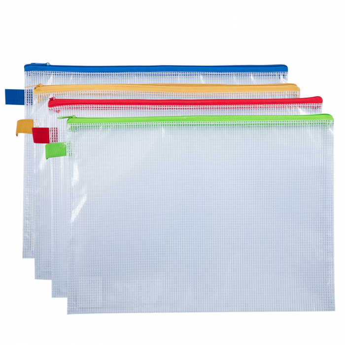 MAPA PROTECTIE ZIP A4 MESH DELI [1]