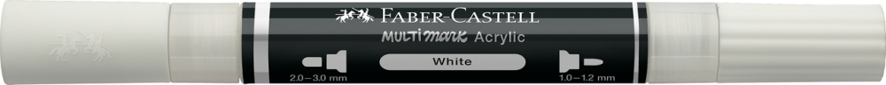 MARKER ACRILIC MULTIMARK CUL. 101 ALB FABER-CASTELL [4]
