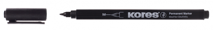 MARKER CD NEGRU 1.0MM KORES [1]