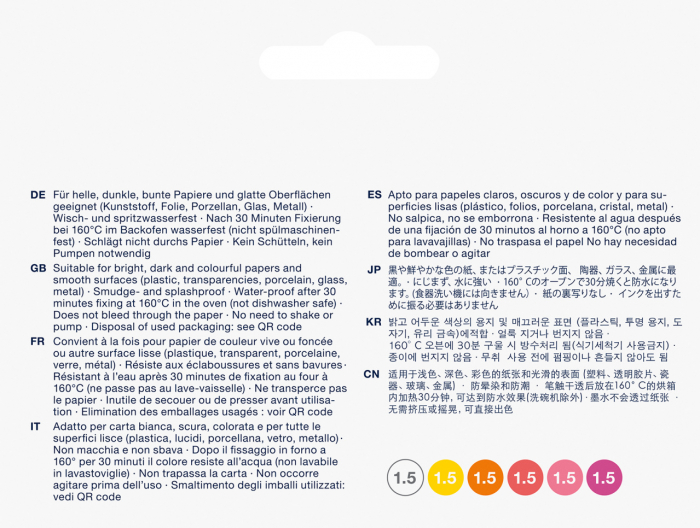 MARKER CREATIV SET 6 CULORI SUMMER FABER-CASTELL [3]