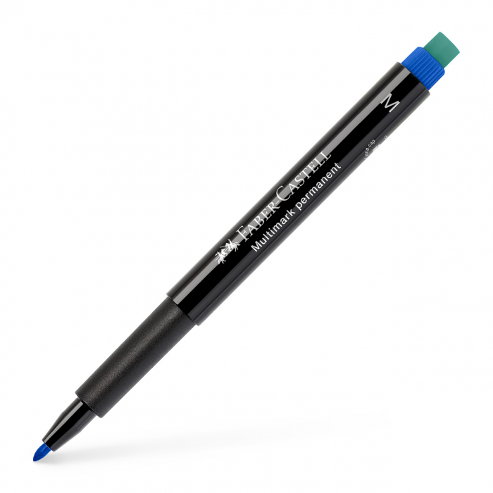 MARKER PERMANENT ALBASTRU M MULTIMARK FABER-CASTELL [1]