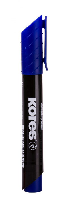 MARKER PERMANENT ALBASTRU VARF ROTUND 3MM KORES [1]