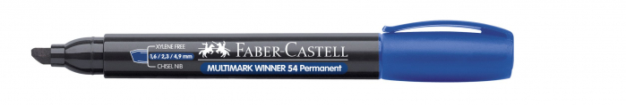 MARKER PERMANENT ALBASTRU VARF TESIT MULTIMARK WINNER 54 FABER-CASTELL [2]