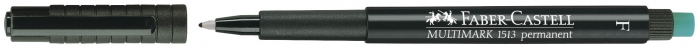 MARKER PERMANENT NEGRU F MULTIMARK FABER-CASTELL [3]