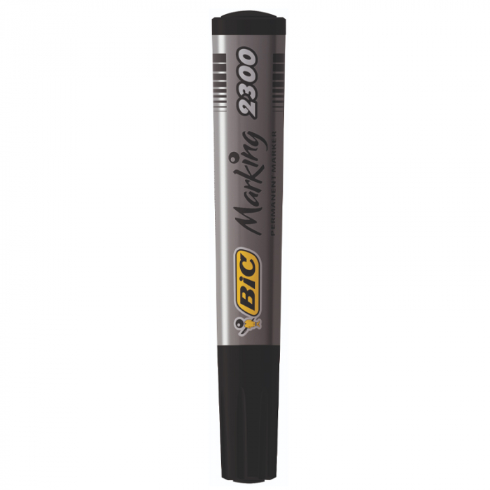 MARKER PERMANENT NEGRU VARF TESIT 2300 BIC [1]