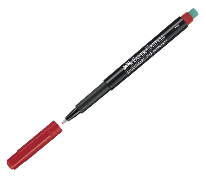 MARKER PERMANENT ROSU F MULTIMARK FABER-CASTELL [2]