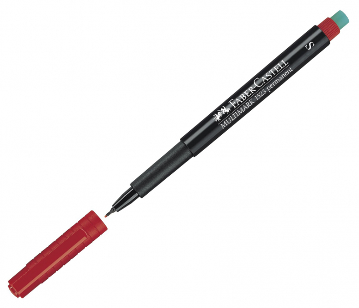 MARKER PERMANENT ROSU S MULTIMARK FABER-CASTELL [2]