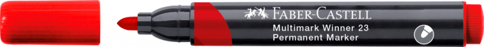 MARKER PERMANENT ROSU VARF ROTUND MULTIMARK WINNER 23 FABER-CASTELL [2]
