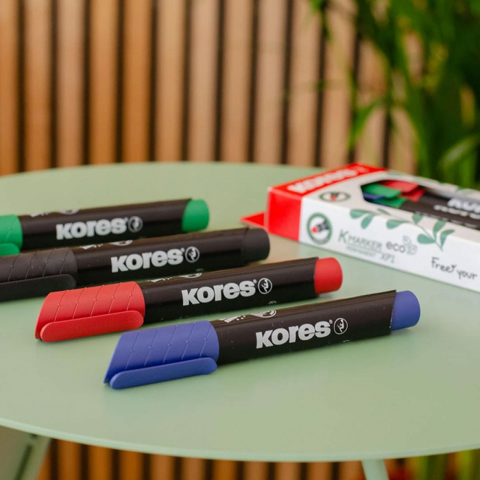 MARKER PERMANENT SET 4 3MM ECO KORES [4]