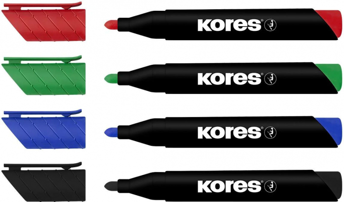 MARKER PERMANENT SET 4 3MM ECO KORES [3]