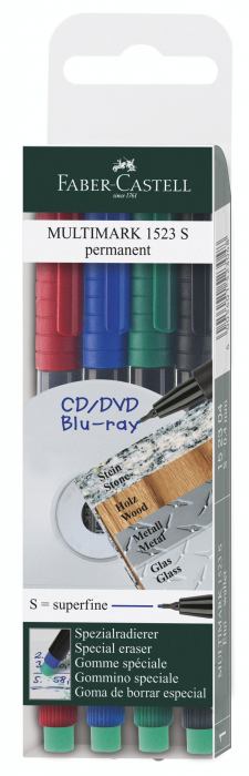 MARKER PERMANENT SET 4 S MULTIMARK FABER-CASTELL [1]