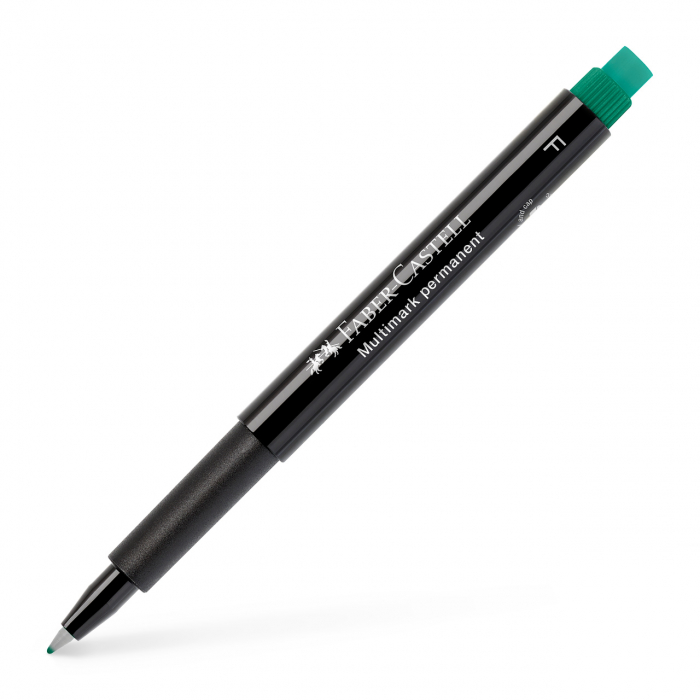 MARKER PERMANENT VERDE F MULTIMARK FABER-CASTELL [1]