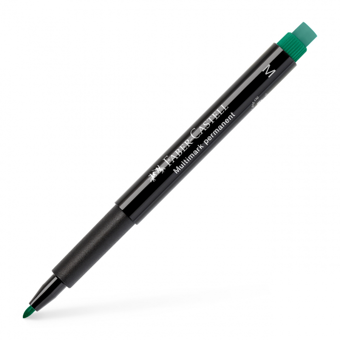 MARKER PERMANENT VERDE M MULTIMARK FABER-CASTELL [1]
