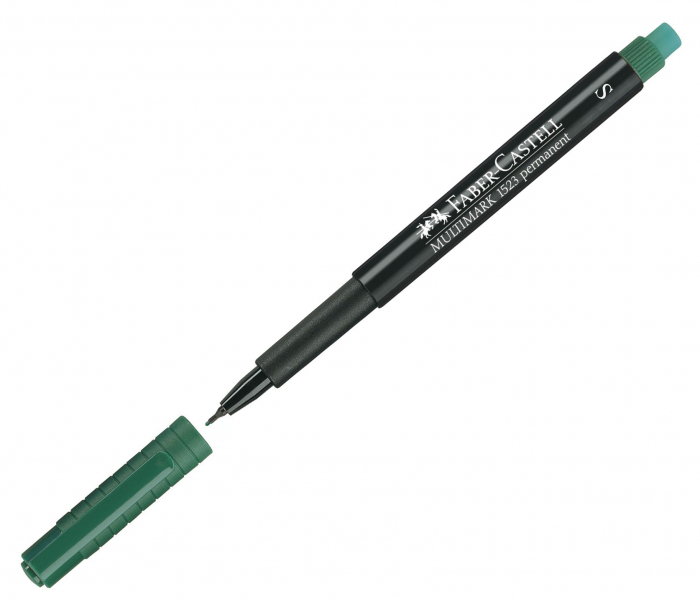 MARKER PERMANENT VERDE S MULTIMARK FABER CASTELL [2]