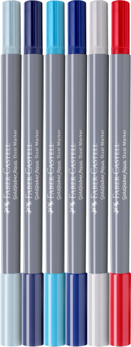MARKER SOLUBIL 2 CAPETE SET 6 LETTERING GOLDFABER FABER-CASTELL [2]