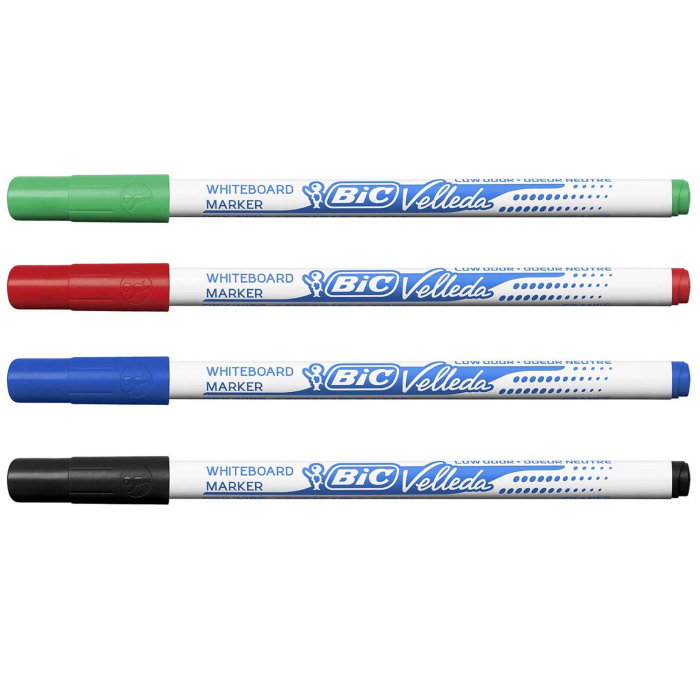 MARKER WHITEBOARD NEGRU 1.0MM VELLEDA 1721 BIC [2]