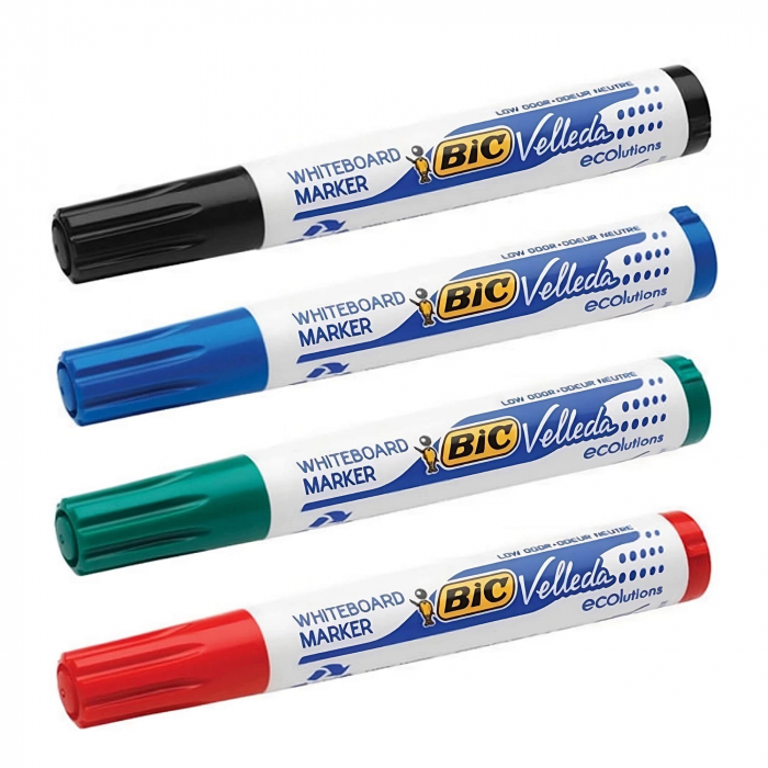 MARKER WHITEBOARD NEGRU VELLEDA 1701 BIC [4]