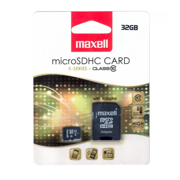 MEMORIE MICRO SDHC 32GB CLS10 CU ADAPTOR MAXELL [1]